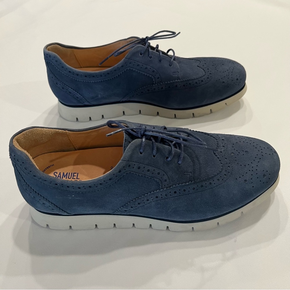 Elegant Navy Leather Loafers for Men